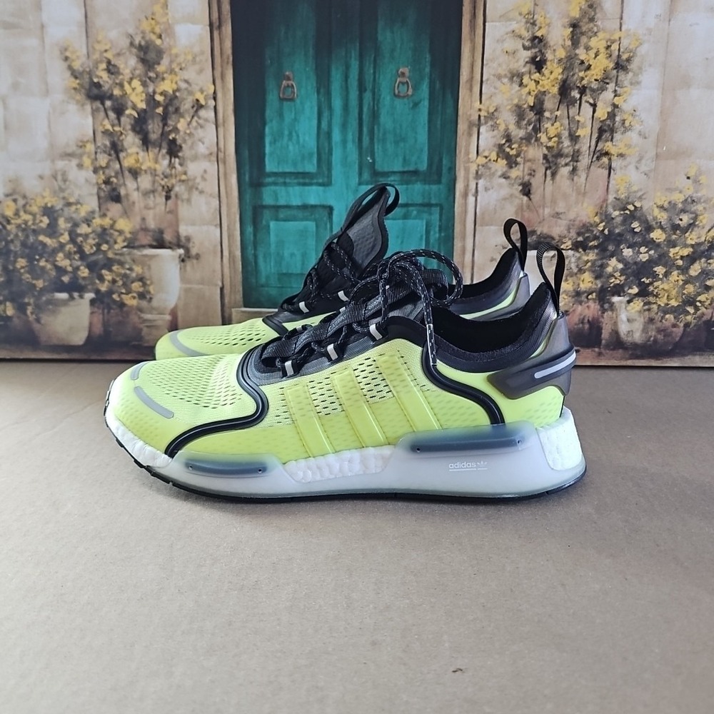 Adidas Originals NMD_V3 Running Shoes Coreโ Black/Solar Yellow Men's Size 12